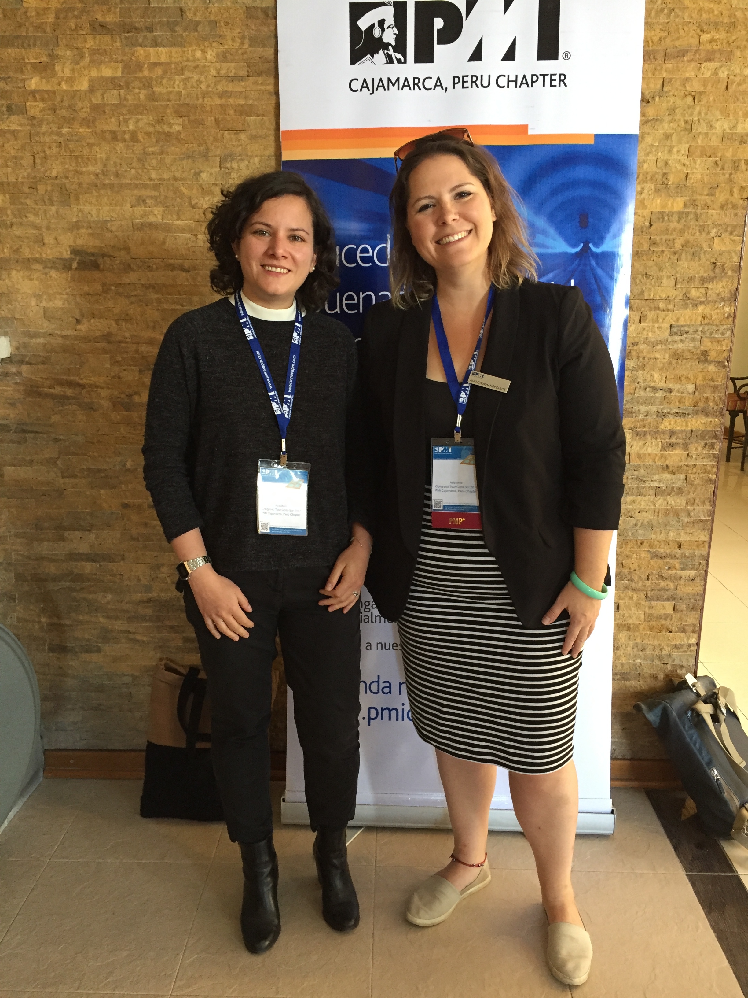 Left to right: Mercedes Urbina and Aliki Courmanopoulos